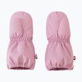 Vaikiškos žieminės pirštinės Reima Villatassu grey pink 3