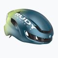 Dviračio šalmas Rudy Project Nytron blue avio/apple green metal matte