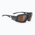 Akiniai nuo saulės Rudy P+C8203:C8221roject Agent Q black matte/hi altitude