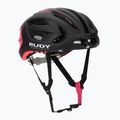 Dviračio šalmas Rudy Project Egos black/pink fluo matte