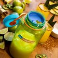 Turistinis butelis Nalgene Wide Mouth Sustain 1000 ml pear 6