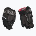 Vaikiškos ledo ritulio pirštinės CCM Next YT Gloves black/white