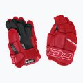 Vaikiškos ledo ritulio pirštinės CCM Next JR Gloves red/white