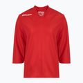 Vaikiški ledo ritulio marškinėliai ilgomis rankovėmis Bauer Flex Practice Jersey Jr red