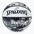 Krepšinio kamuolys Spalding Graffiti baltas dydis 7