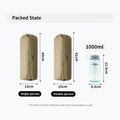2 vietų žygio palapinė Naturehike Mongar UL 2 15D moon rock sand 3