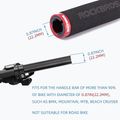 Vairo rankenėlės Rockbros BT1001 Handlebar Grips black/red 4