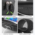 Dviračio rėmo krepšys Rockbros 010-4BK Bike Front Bag black 2