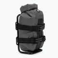 Dėklas ir bagažinė dviračio purkštukui Rockbros Front Fork Rack+Fork Bag grey/black 2