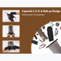 Dėklas ir bagažinė dviračio purkštukui Rockbros Front Fork Rack+Fork Bag grey/black 2