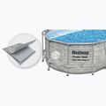Karkasinis baseinas Bestway Power Steel Swim Vista Series Oval Pool Set 427x250 cm pilkas 4