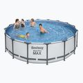 Karkasinis baseinas Bestway Steel Pro Max Pool Set 5612Z 488 x 122 cm pilkas 2