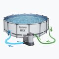 Karkasinis baseinas Bestway Steel Pro Max Pool Set 5612Z 488 x 122 cm pilkas 4