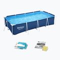 Karkasinis baseinas Bestway Steel Pro Pool 400 cm mėlynas