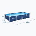 Karkasinis baseinas Bestway Steel Pro Pool 400 cm mėlynas 4