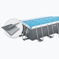 Karkasinis baseinas Bestway Power Steel Rectangular Pool Set 56466N 549 x 274 cm tamsiai pilkas 3