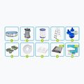 Karkasinis baseinas Bestway Steel Pro Max Pool Set 366 x 100 cm pilkas 8