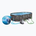 Karkasinis baseinas Bestway Power Steel Oval Pool Set 610 x 366 cm rudas 5