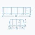 Karkasinis baseinas Bestway Power Steel Oval Pool Set 610 x 366 cm rudas 7