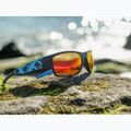 Akiniai nuo saulės Aztron Avatar-X2 matt black/gloss blue/polarized sahara red mirror/brown 6