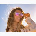 Akiniai nuo saulės Aztron Party white marble print/polarized rose pink mirror/brown 6
