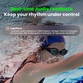 Plaukimo akiniai Holoswim Solla Wave AI Music silver 7