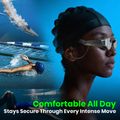 Plaukimo akiniai Holoswim Solla Wave AI Music silver 5