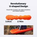 Pripučiamas čiužinys Flextail Zero R05 Mummy orange 7