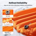 Pripučiamas čiužinys Flextail Zero R05 Regular orange 12