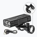 "Rockbros" priekinis dviračio žibintas su "Powerbank" funkcija 24310002 850 lm juodas 2