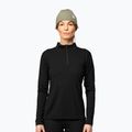Moteriškas termo džemperis Devold Breeze Merino 150 Zip Neck black