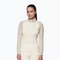 Moteriškas termo džemperis Devold Duo Active Merino 205 Zip Neck raw white