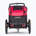 Hamax Outback Twin dviračių priekaba raudona/juoda 4