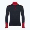 Vyriški termoaktyvūs marškinėliai Helly Hansen Lifa Merino Midweight 1/2 Zip navy