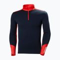Vyriški termoaktyvūs marškinėliai Helly Hansen Lifa Merino Midweight 1/2 Zip navy 5