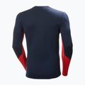 Vyriški termoaktyvūs marškinėliai Helly Hansen Lifa Merino Midweight Crew navy/598 6
