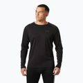 Vyriški termoaktyvūs marškinėliai Helly Hansen Lifa Active Stripe Crew juodi
