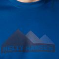 Vyriški Helly Hansen HH Tech Graphic trekingo marškinėliai mėlyni 63088_606 3