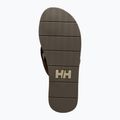 Vyriškos šlepetės per pirštą Helly Hansen Seasand 2 Leather Sandals espresso / fallen rock / c 4