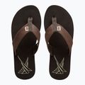 Vyriškos šlepetės per pirštą Helly Hansen Seasand 2 Leather Sandals espresso / fallen rock / c 5