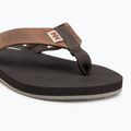 Vyriškos šlepetės per pirštą Helly Hansen Seasand 2 Leather Sandals espresso / fallen rock / c 7