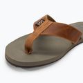 Vyriškos šlepetės per pirštą Helly Hansen Seasand 2 Leather Sandals honey wheat 7