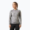 Moteriški plaukimo marškinėliai ilgomis rankovėmis Helly Hansen Waterwear Rashguard pink cloud wave