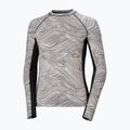 Moteriški plaukimo marškinėliai ilgomis rankovėmis Helly Hansen Waterwear Rashguard pink cloud wave 6