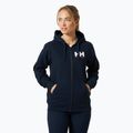 Moteriškas džemperis Helly Hansen HH Logo Full Zip Hoodie 2.0 navy