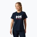 Moteriški marškinėliai Helly Hansen Logo 2.0 navy