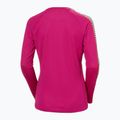 Moteriški termoaktyvūs marškinėliai Helly Hansen Lifa Active Stripe Crew magenta 2.0 5