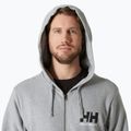 Vyriškas džemperis Helly Hansen HH Logo Full Zip Hoodie 2.0 grey/ melange 3