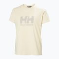 Moteriški marškinėliai Helly Hansen Logo 3.0 cream