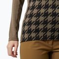 Moteriški termoaktyvūs marškinėliai Helly Hansen Lifa Merino Midweight Graphic Crew sepia houndstooth aop 4